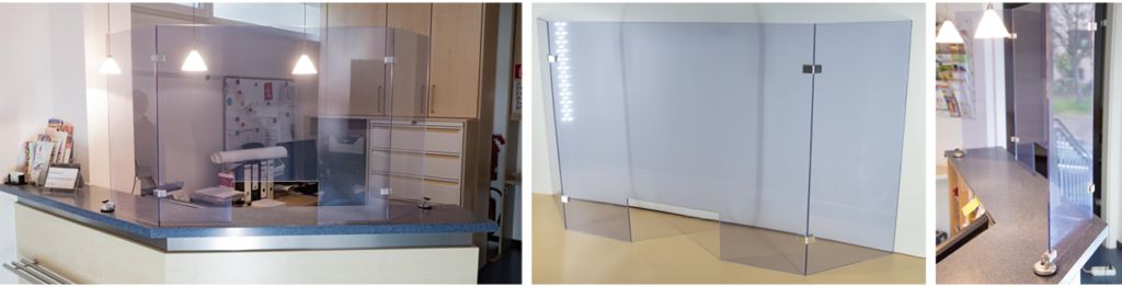 Spuckschutz PVC - stabile, einfache Montage - Horvath GmbH